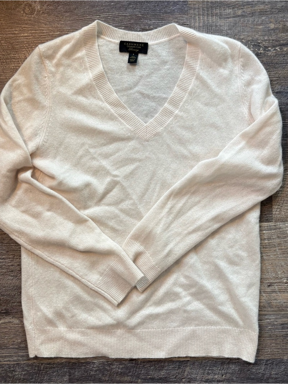Women's Blush Pink Cashmere Top